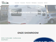 Tablet Screenshot of drostcaravans.nl